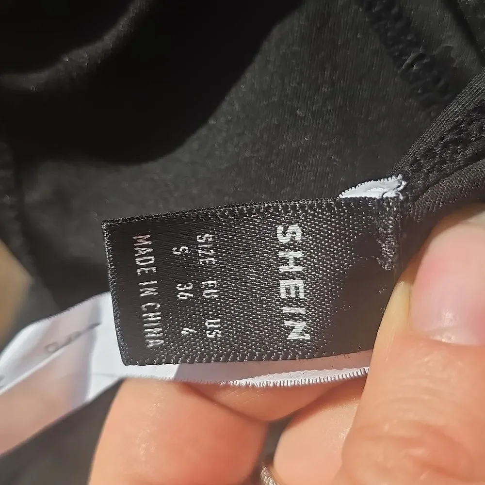 SHEIN Elegant Black Garment